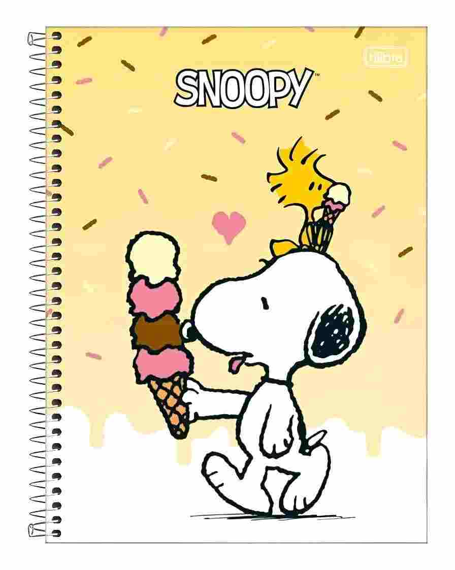 CADERNO 1X1 SNOOPY C.D.